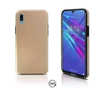 Funda Doble Compatible con Huawei Y6 2019 Silicona Delantera y Trasera 360