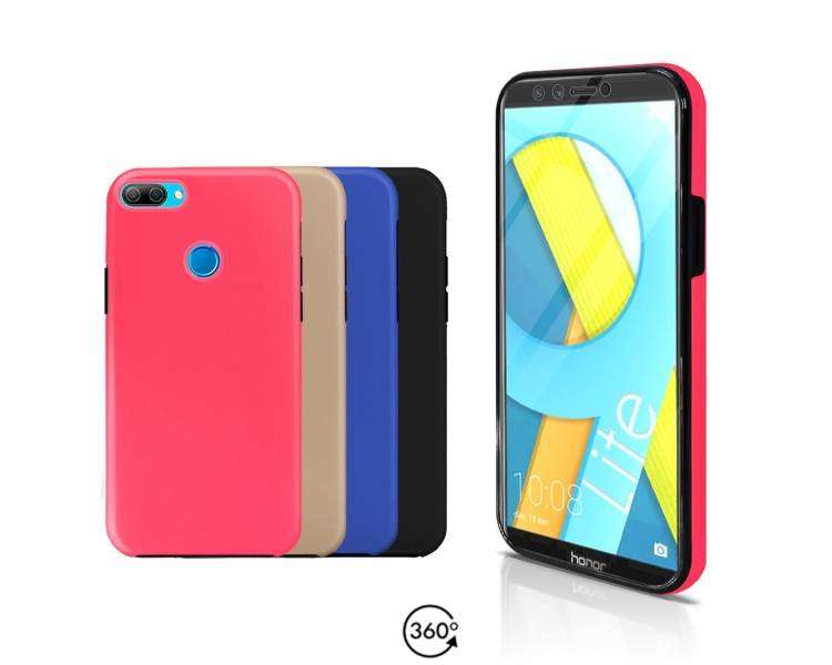 Funda Doble Compatible con Huawei HONOR 9 LITE Silicona Delantera y Trasera 360