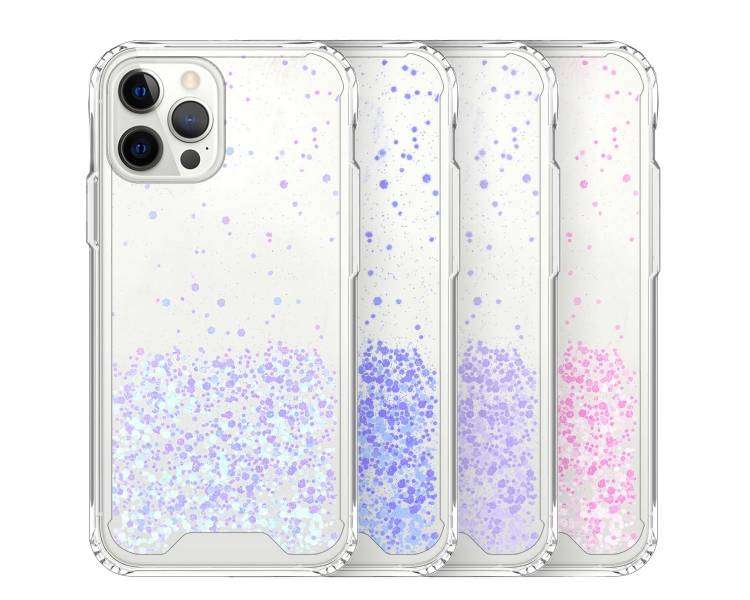 Funda Gel transparente purpurina compatible con Xiaomi MI12,12X