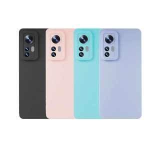 Funda Silicona Compatible con Xiaomi Mi12,12X con Cámara 4D