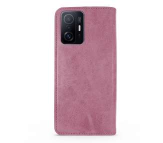 Funda Tapa con Tarjetero Compatible con Xiaomi Mi 11T,11T Pro Polipiel