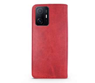 Funda Tapa con Tarjetero Compatible con Xiaomi Mi 11T,11T Pro Polipiel