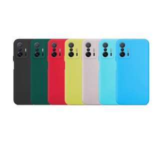 Funda Silicona Suave Compatible con Xiaomi Mi 11T,T Pro con Cámara 3D