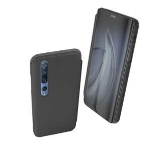 Funda Flip con Stand Compatible para Xiaomi Mi 10, Mi 10 Pro Clear View