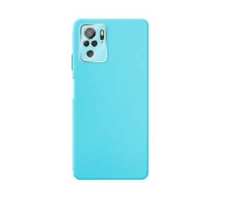 Funda Silicona Suave Compatible con Xiaomi Redmi Note 10 con Protector Camara 3D