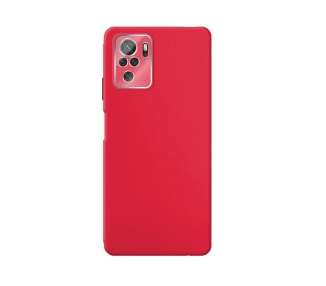 Funda Silicona Suave Compatible con Xiaomi Redmi Note 10 con Protector Camara 3D