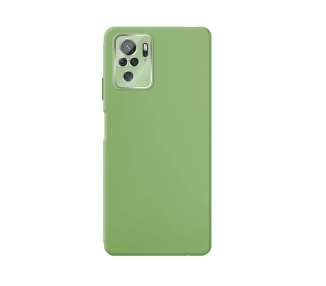 Funda Silicona Suave Compatible con Xiaomi Redmi Note 10 con Protector Camara 3D