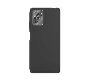 Funda Silicona Suave Compatible con Xiaomi Redmi Note 10 con Protector Camara 3D