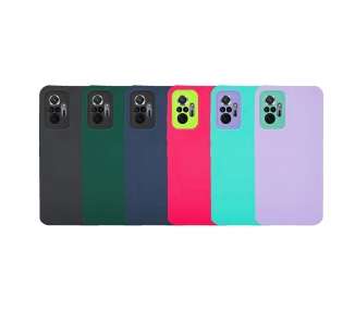 Funda Silicona Compatible con Xiaomi Redmi Note 10 Pro con Cámara 5D