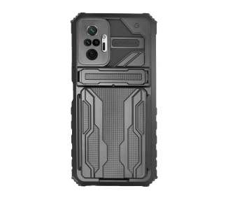 Funda Rock Anti-Golpe Tarjetero y Soporte para Xiaomi Redmi Note 10 Pro 5G