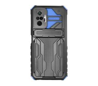 Funda Rock Anti-Golpe Tarjetero y Soporte para Xiaomi Redmi Note 10 Pro 5G