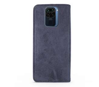 Funda Tapa con Tarjetero Compatible con Xiaomi Redmi Note 9 Polipiel