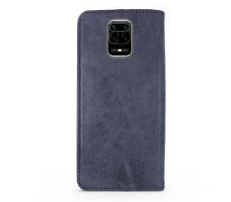 Funda Tapa con Tarjetero Compatible con Xiaomi Redmi Note 9S Polipiel