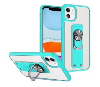 Funda Gel Bracket para Xiaomi Redmi Note 9 Pro Iman con soporte de Anilla