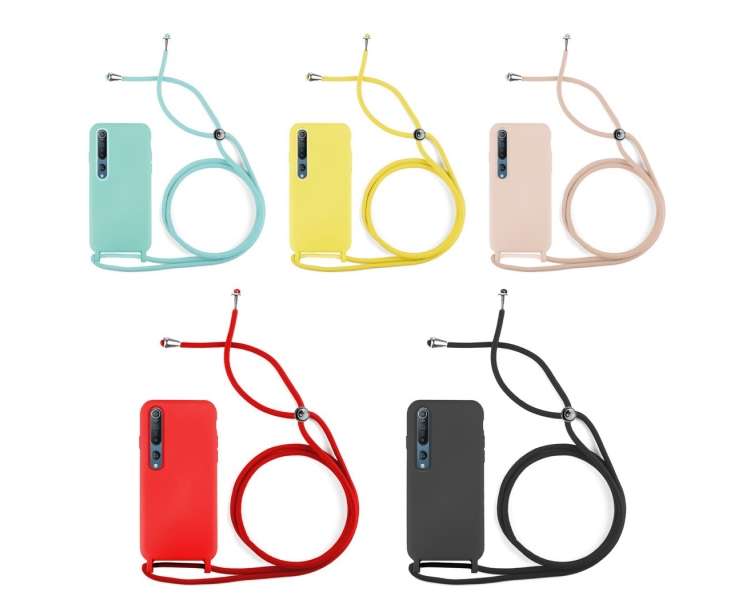 Funda suave con Cordón Compatible con Xiaomi Redmi Note 9T