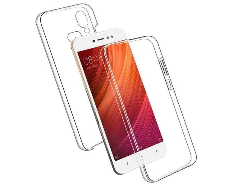 Funda Compatible con Xiaomi Redmi NOTE 5A PRIME Transparente Delante Detras