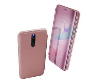 Funda Flip con Stand Compatible para Xiaomi Redmi 10 Clear View