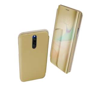 Funda Flip con Stand Compatible para Xiaomi Redmi 10 Clear View