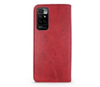 Funda Tapa con Tarjetero Compatible con Xiaomi Redmi 10 Polipiel