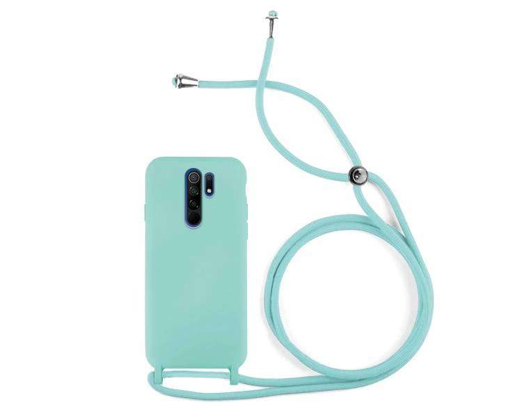 Funda suave con Cordón Compatible con Xiaomi Redmi 9