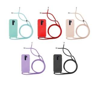 Funda suave con Cordón Compatible con Xiaomi Redmi 9