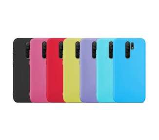 Funda Silicona Suave Compatible con Xiaomi Redmi 9 con Cámara 3D