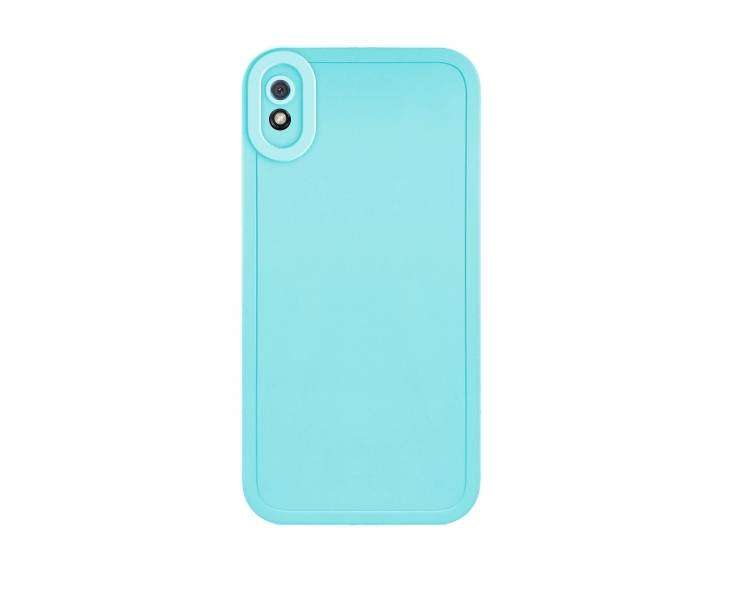 Funda Silicona Compatible con Xiaomi Redmi 9A con Cámara 4D