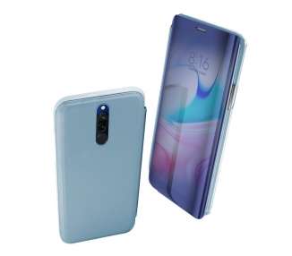 Funda Flip con Stand Compatible para Xiaomi Redmi 9A Clear View