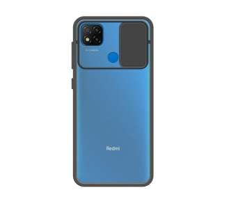 Funda Gel Compatible con Xiaomi Redmi 9C con cámara Cubierta Deslizante