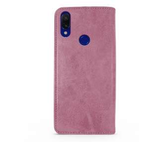 Funda Tapa con Tarjetero Compatible con Xiaomi Redmi 7 Polipiel