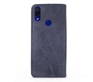 Funda Tapa con Tarjetero Compatible con Xiaomi Redmi 7 Polipiel