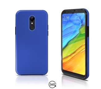 Funda Doble Compatible con Xiaomi Redmi 5 Silicona Delantera y Trasera 360