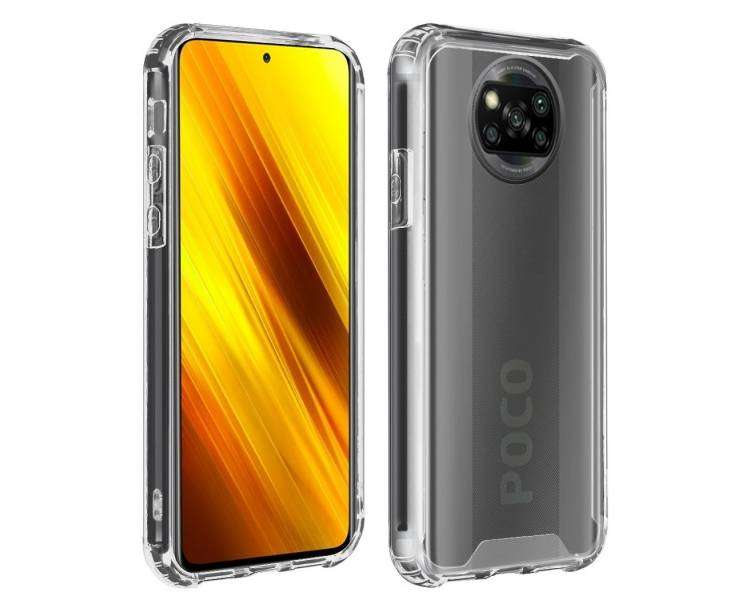 Funda Transparente Compatible con Xiaomi Pocophone X3 Antigolpe Premium