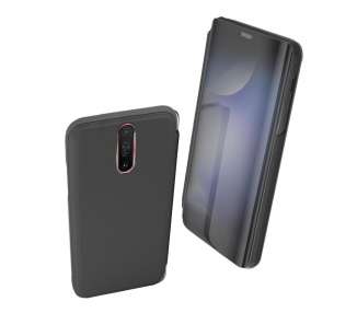 Funda Flip con Stand Compatible para Xiaomi Pocophone X3 Clear View