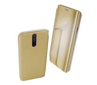 Funda Flip con Stand Compatible para Xiaomi Pocophone X3 Clear View