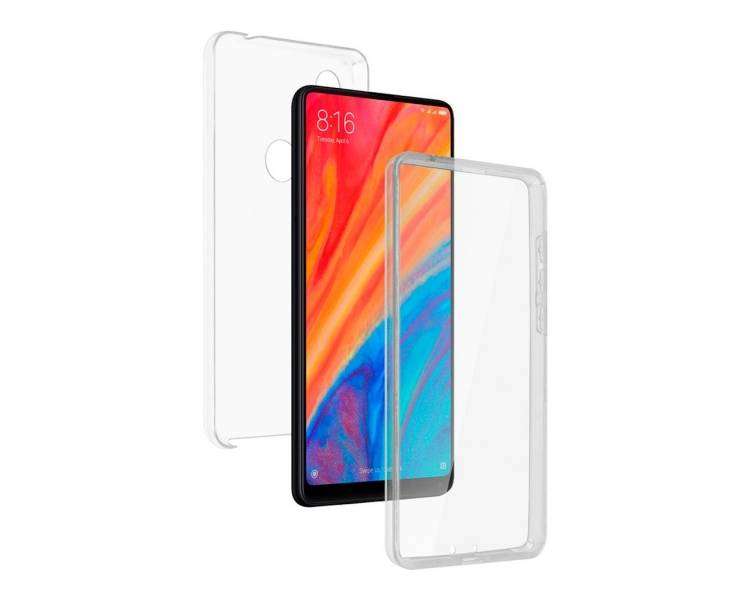 Funda Doble para Xiaomi MI MIX 2S Silicona Transparente Delantera y Trasera