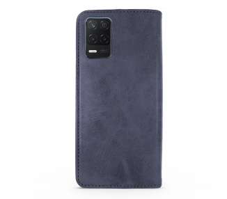 Funda Tapa con Tarjetero Compatible con Oppo Realme 8 , 8 Pro Polipiel