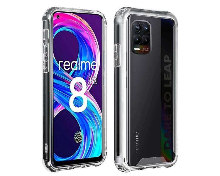 Funda Transparente Compatible con Realme 8,8 Pro Antigolpe Premium