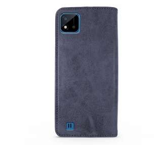 Funda Tapa con Tarjetero Compatible con Realme C11 2020 Polipiel