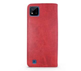 Funda Tapa con Tarjetero Compatible con Realme C11 2020 Polipiel