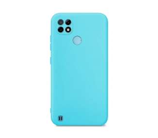 Funda Silicona Suave Compatible con Realme C21 con Cámara 3D