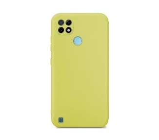 Funda Silicona Suave Compatible con Realme C21 con Cámara 3D