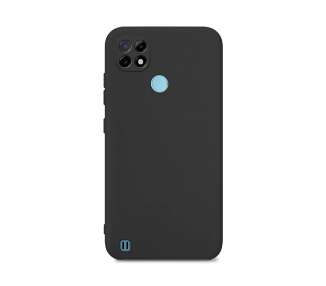 Funda Silicona Suave Compatible con Realme C21 con Cámara 3D