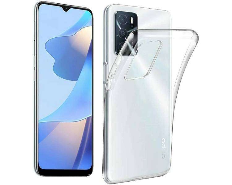 Funda Silicona Compatible con Oppo A16 Transparente Ultrafina