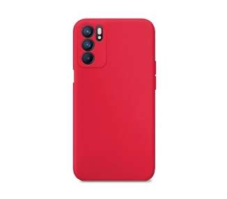 Funda Silicona Suave Compatible con Oppo Reno 6 Pro 5G con Cámara 3D