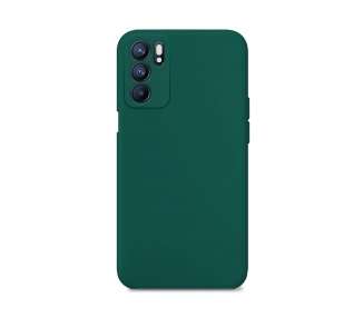 Funda Silicona Suave Compatible con Oppo Reno 6 Pro 5G con Cámara 3D