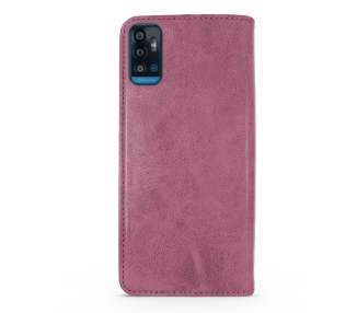 Funda Tapa con Tarjetero Compatible con ZTE A71 2021 Polipiel