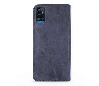 Funda Tapa con Tarjetero Compatible con ZTE A71 2021 Polipiel