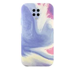 Funda Silicona Suave Elástica 4 Dibujos Compatible con Xiaomi Redmi Note 9S