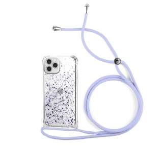 Funda Gel transparente con Cordón Compatible para iPhone 13 6.1"